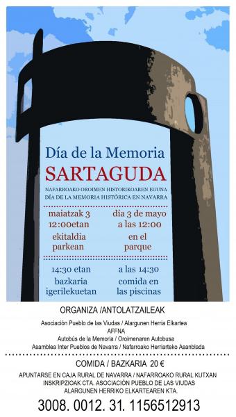 Cartel Parque de la Memoria - Sartaguda 2014